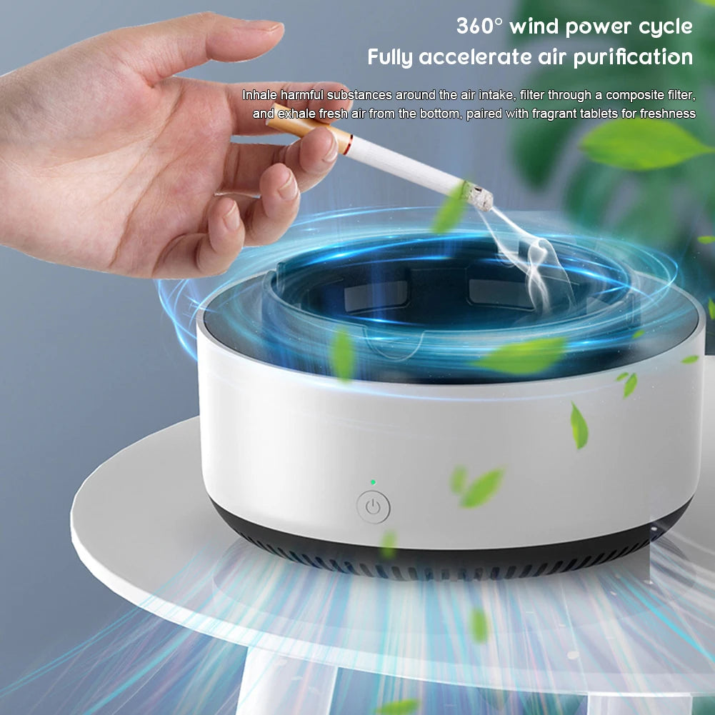 2-in-1 Anti-Smoke Ashtray Air Purifier